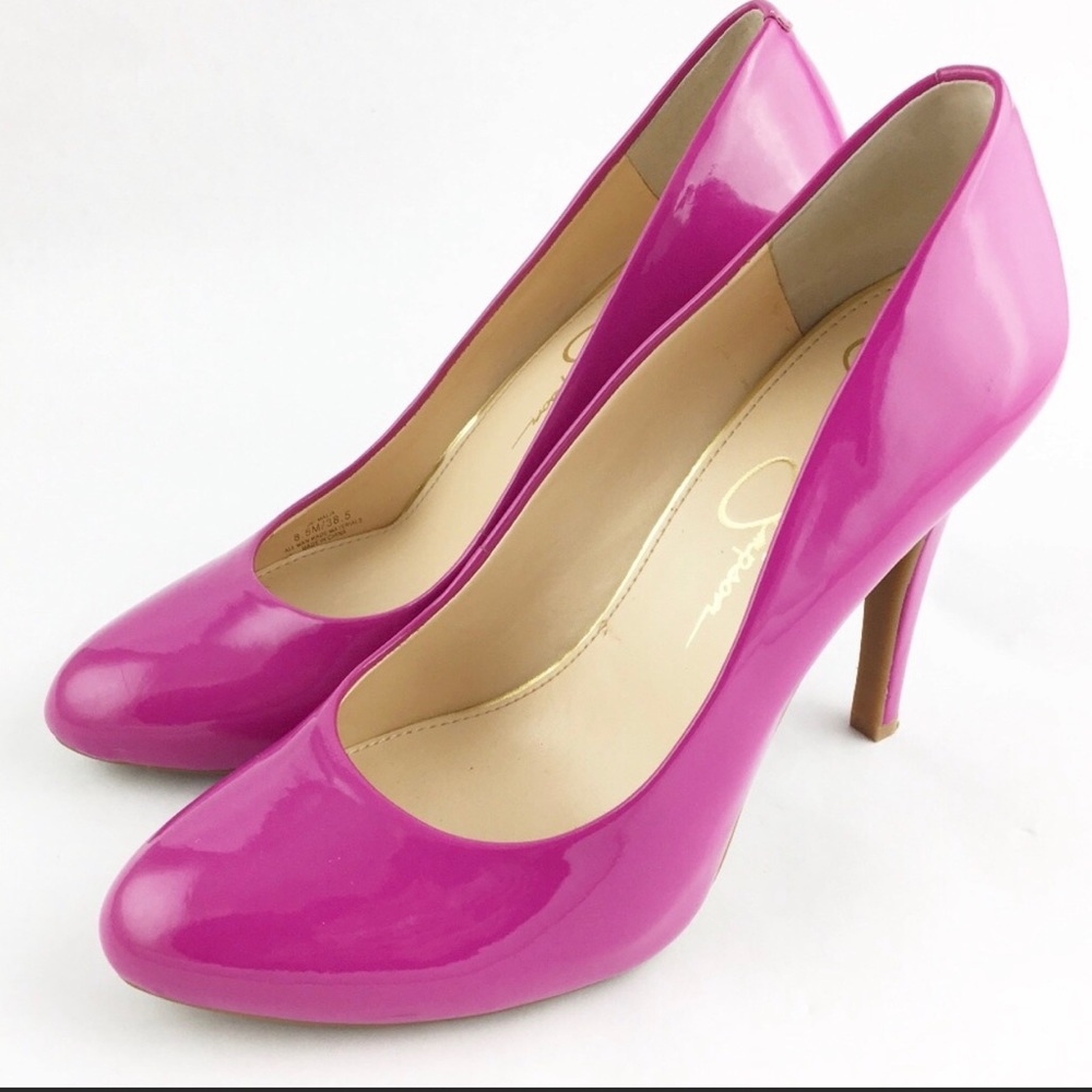 Jessica Simpson pink heels